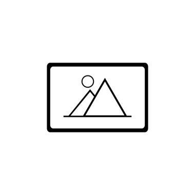 Kamera Fotoğrafı Resim Çekim Simgesi Vektör Tasarım Şablonu