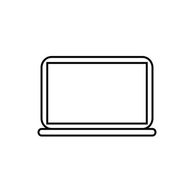 Dizüstü bilgisayar ve Bağlantı Simgesi Vektör Tasarımı Şablon Teknolojisi Elektronik Yaratıcı Dokunuş