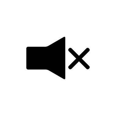 Ses Açıklaması ve Dilsiz Simge Vektörü Tasarım Şablonu