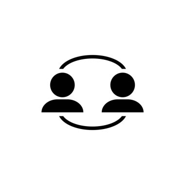 Yönetim Örgütü Takım Çalışması Simge Tasarım Vektör Şablonu ve İllüstrasyonu