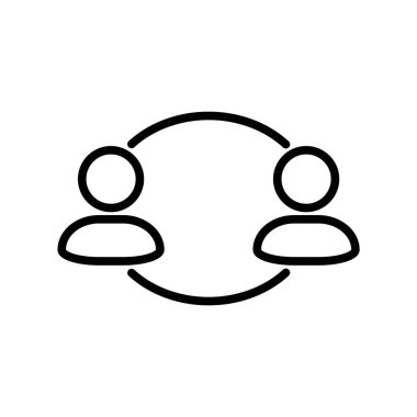 Yönetim Örgütü Takım Çalışması Simge Tasarım Vektör Şablonu ve İllüstrasyonu