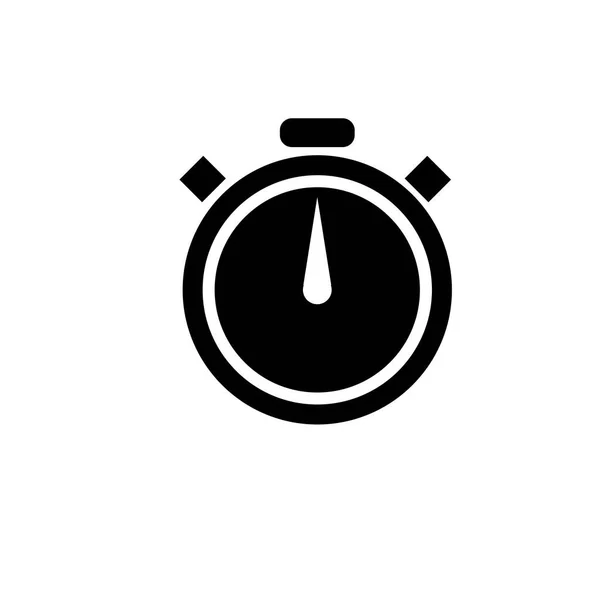 Reloj Hora Alarma Vector Icono Plantilla Diseño Ilustración — Archivo Imágenes Vectoriales