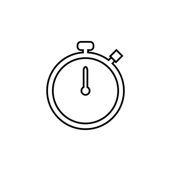 Wecker Stundenvektor Icon Design Vorlage Und Illustration — Stockvektor