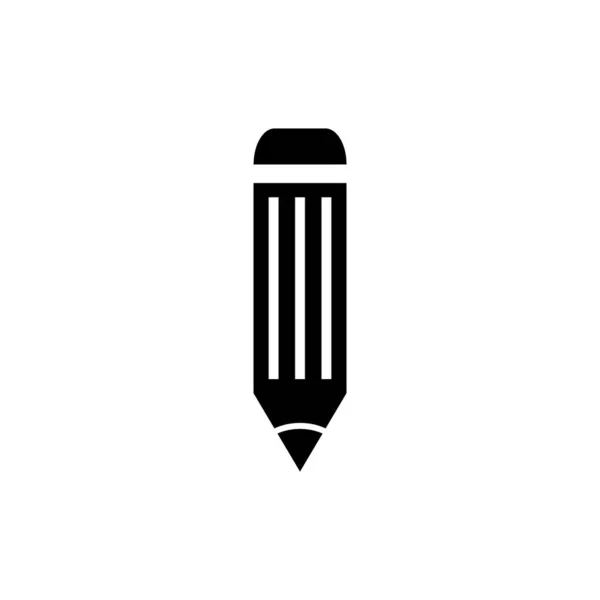 Bleistift Icon Design Vektor Vorlage Und Illustration Beste Kreative Idee — Stockvektor