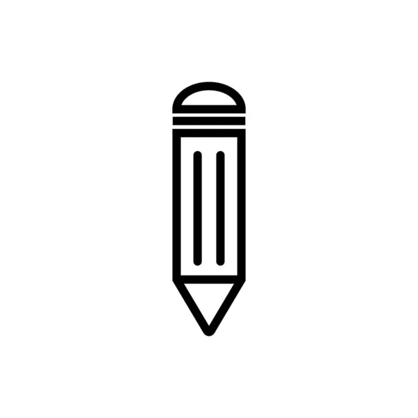 Pencil Icon Design Vector Template Illustration Best Creative Idea — Stock Vector
