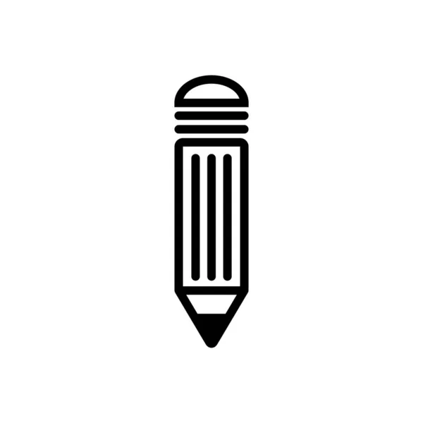 Bleistift Icon Design Vektor Vorlage Und Illustration Beste Kreative Idee — Stockvektor