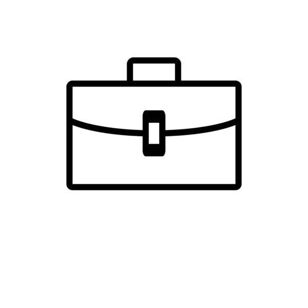 Briefcase Icon Design Vector Logo Template Illustration Line Style — Stock Vector