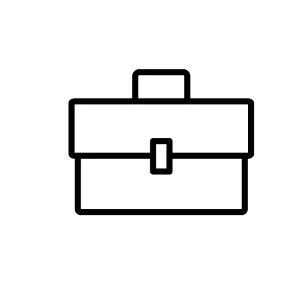 Briefcase Icon Design Vector Logo Template Illustration Line Style — Stock Vector