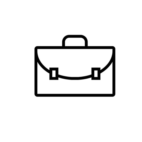Aktentasche Icon Design Vector Logo Template Und Illustration Line Style — Stockvektor
