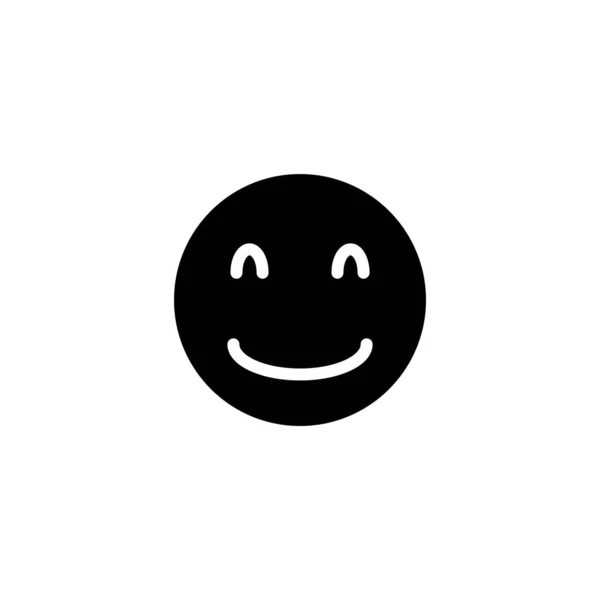 Smile Face Icon Design Logo Vector Plantilla Ilustración Signo Símbolo — Vector de stock