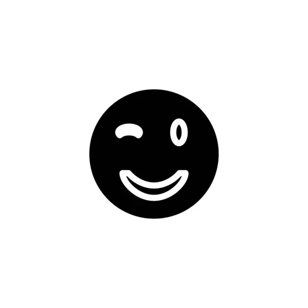 Smile Face Icon Design Logo Vector Template Illustration Sign Symbol - Stok Vektor