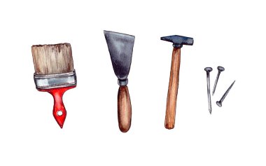 suluboya çizim araçları ev yenileme, daire yenileme, yenileme