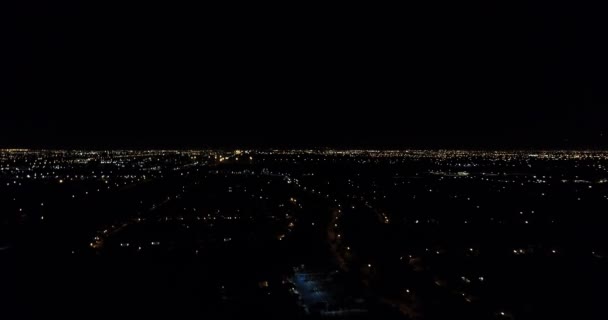 Night Aerial Drone Fly Florida Usa Drone Vista Aerea Vista — Video Stock