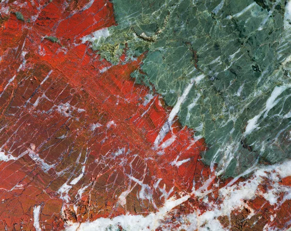 Kuvars damarlı kırmızı-yeşil Jasper dokusu.