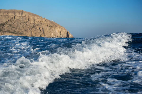 Deniz feneriyle gemiden Cape 'e manzara