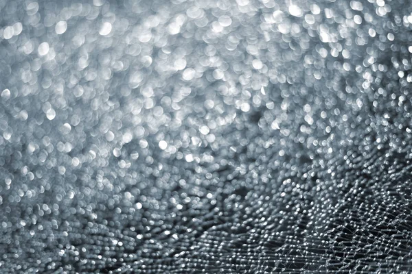 Natürliche Glasbruch Textur Mit Glänzenden Bokeh Hintergrund — Stockfoto