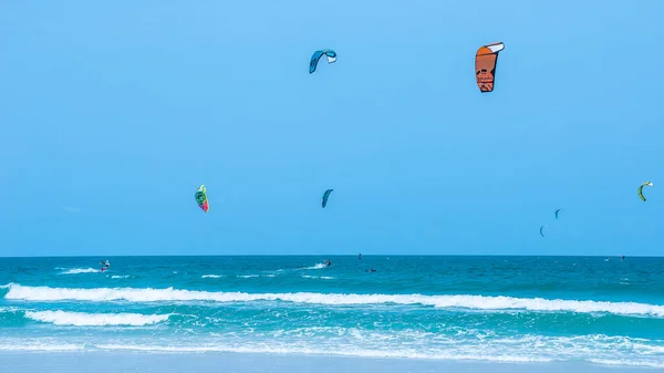 Kitesurfen Thailand Hua Hin Een Zonnige Dag — Stockfoto