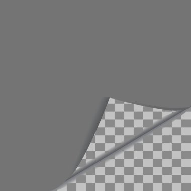 Sayfa curl gölge ile