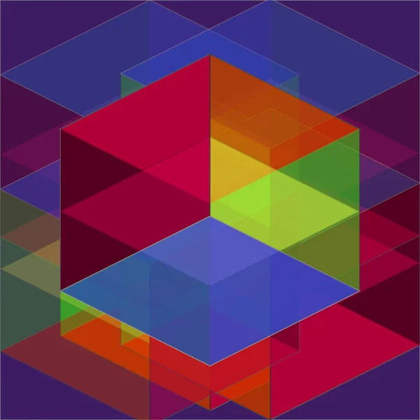 Abstracte achtergrond met rhombus — Stockvector