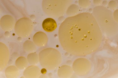 Güzel sarı kabarcık desenleri