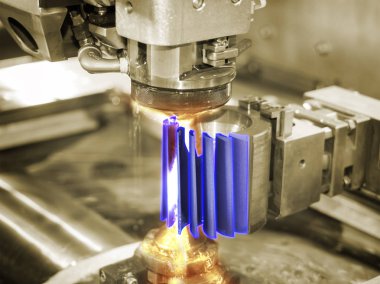 CNC tel kesme makinesi kesme kalıp parçaları