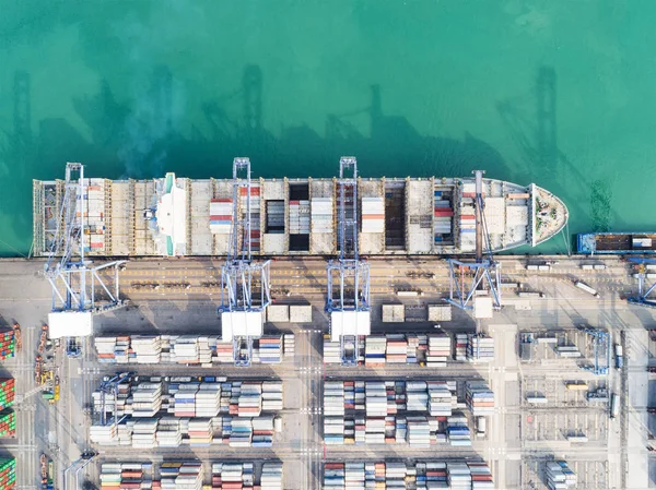 Landscape Sea ports on day time, — Stock Photo, Image