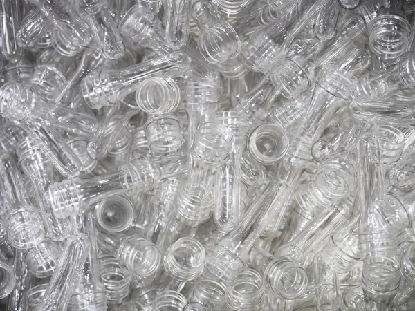 첨단 기술 플라스틱 병 제조 산업 — 스톡 사진