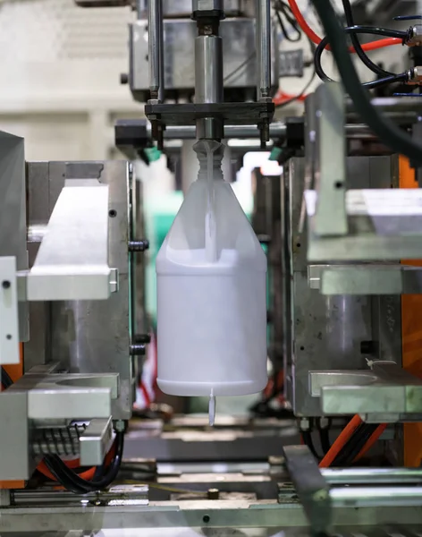 High-Tech Plastic fles productie industrie — Stockfoto