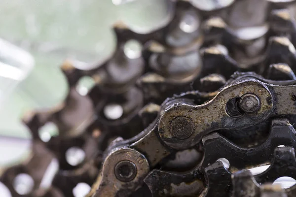 Bisiklet arka tekerlek yakın çekim