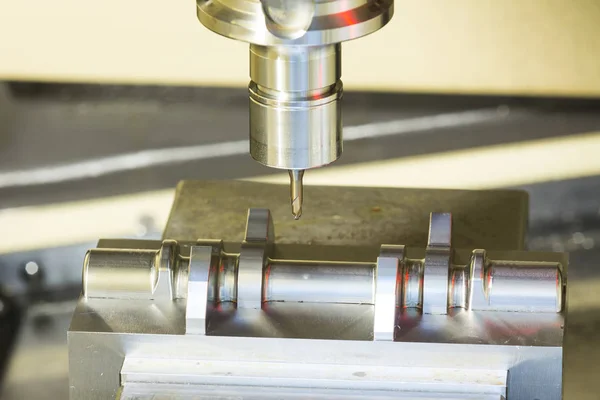 CNC machining center cutting mold — Stock Photo, Image