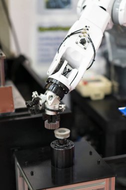 Yüksek hız ve hig hassasiyet için endüstriyel otomobil robotu Cnc programı ile otomotiv teçhizatı fırçalama