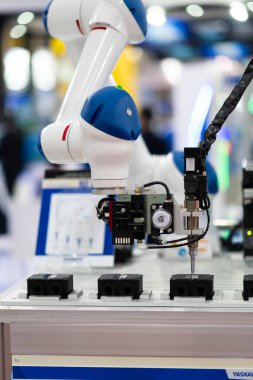 Yüksek hız ve hig hassasiyet için endüstriyel otomobil robotu Cnc programı ile otomotiv teçhizatı fırçalama