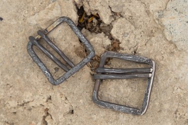 El yapımı paslanmaz çelik toka..