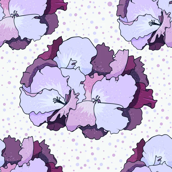 Pelargonium color seamless background — 图库矢量图片