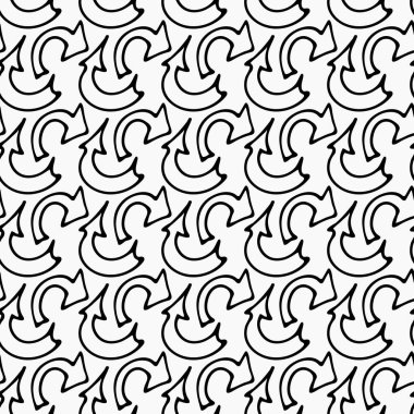 vektörsüz ok deseni. Giysi tasarımı, kumaş, ambalaj, kağıt için. minimalizm.