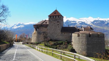Vaduz 'daki Kale, Lihtenştayn.