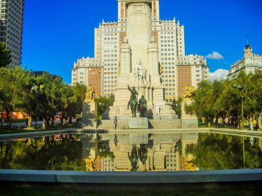 kare İspanya, madrid, don quijote ve sancho panza