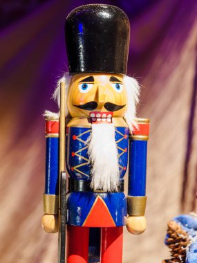 Noel dekorasyonu ile bir Fındıkkıran