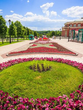 Moskova, Rusya - 18 Haziran. 2017. genel şeklinde Park karmaşık Tsaritsyno yaz