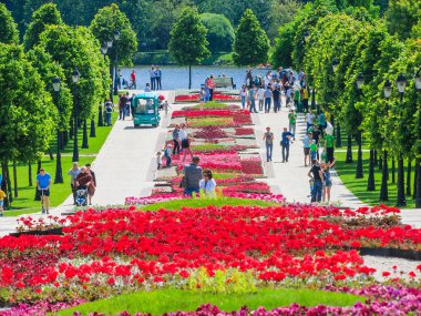 Moskova, Rusya - 18 Haziran. 2017. genel şeklinde Park karmaşık Tsaritsyno yaz