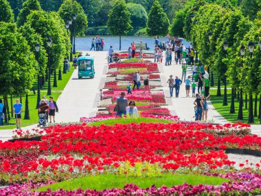 Moskova, Rusya - 18 Haziran. 2017. genel şeklinde Park karmaşık Tsaritsyno yaz