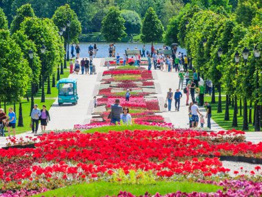 Moskova, Rusya - 18 Haziran. 2017. genel şeklinde Park karmaşık Tsaritsyno yaz