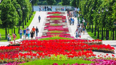 Moskova, Rusya - 18 Haziran. 2017. genel şeklinde Park karmaşık Tsaritsyno yaz