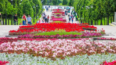 Moskova, Rusya - 18 Haziran. 2017. genel şeklinde Park karmaşık Tsaritsyno yaz
