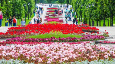 Moskova, Rusya - 18 Haziran. 2017. genel şeklinde Park karmaşık Tsaritsyno yaz