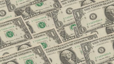 Beyaz arkaplanda bir dolara yakın izole et.