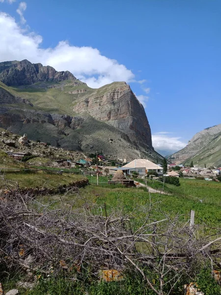 Antiguo Pueblo Alta Montaña Barranco Kabardino Balkaria Rusia —  Fotos de Stock