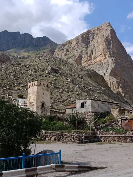 Vieux Village Haute Montagne Dans Gorge Kabardino Balkarie Russie — Photo