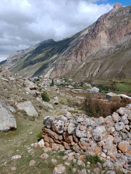 Antiguo Pueblo Alta Montaña Barranco Kabardino Balkaria Rusia —  Fotos de Stock