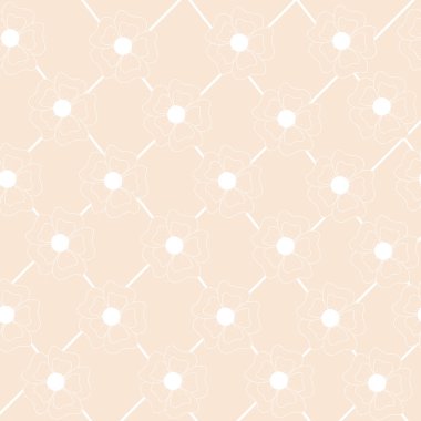  Bej arka planda beyaz çiçekler. Düğün davetiyeleri, duvar kağıtları, ambalaj kağıtları, tekstil için boş. Hassas romantik arka plan. 